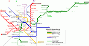Metropolitana Milano mappa