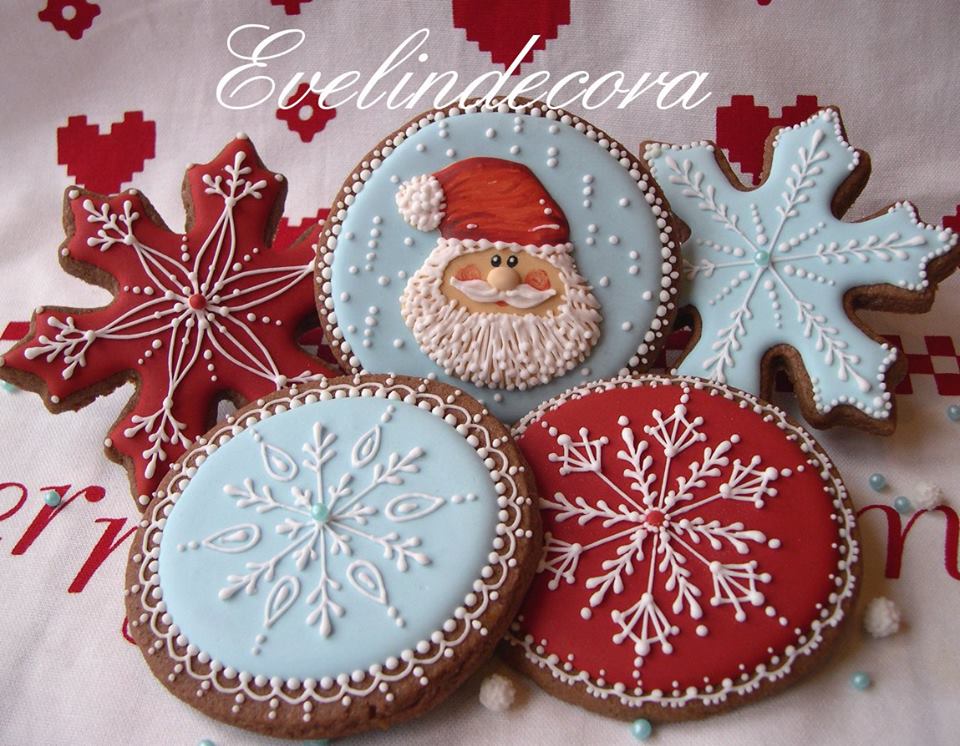 Corso di decorazione di biscotti natalizi con ghiaccia reale a