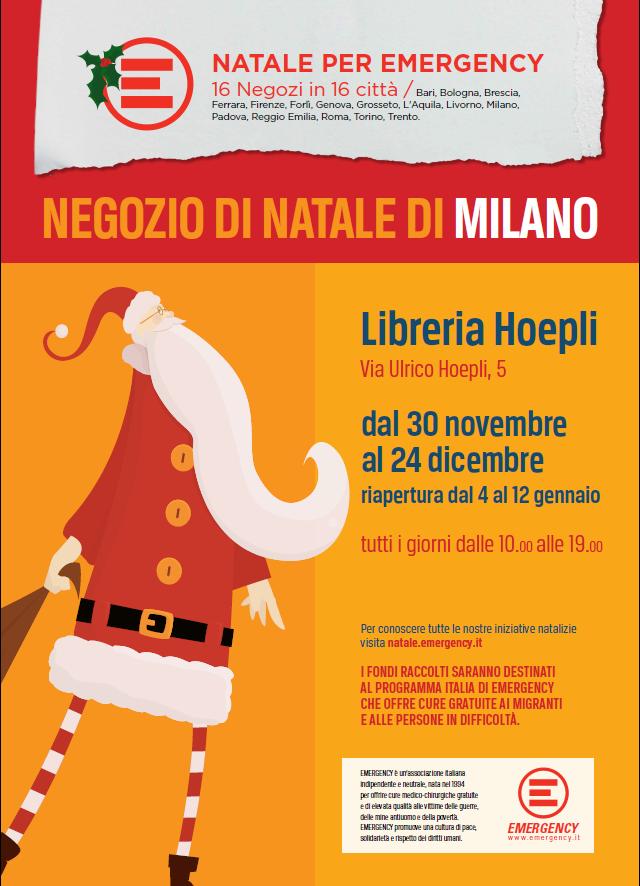Emergency Regali Di Natale.A Milano Il Temporary Shop Di Emergency Per Natale