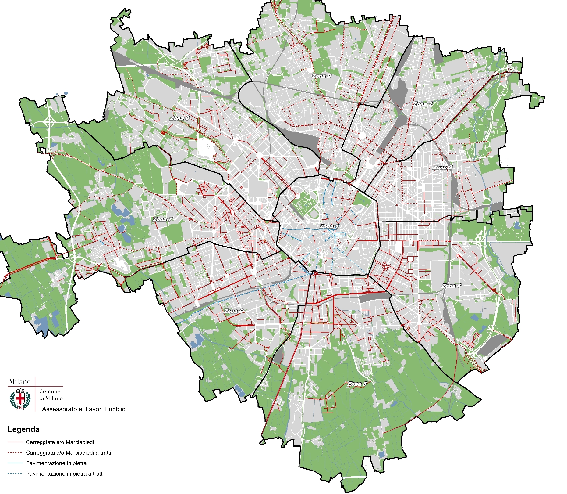 Area B Milano Mappa Dettagliata