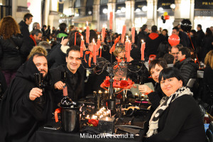Cena in nero Galleria Milano 2014-19