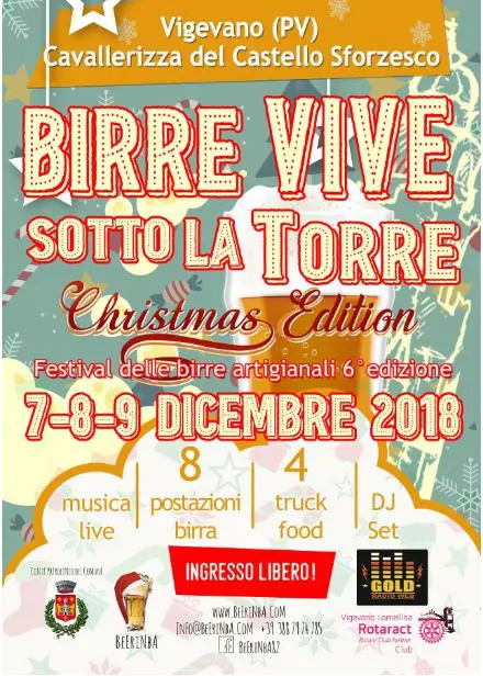 Birre vive sotto la Torre Vigevano